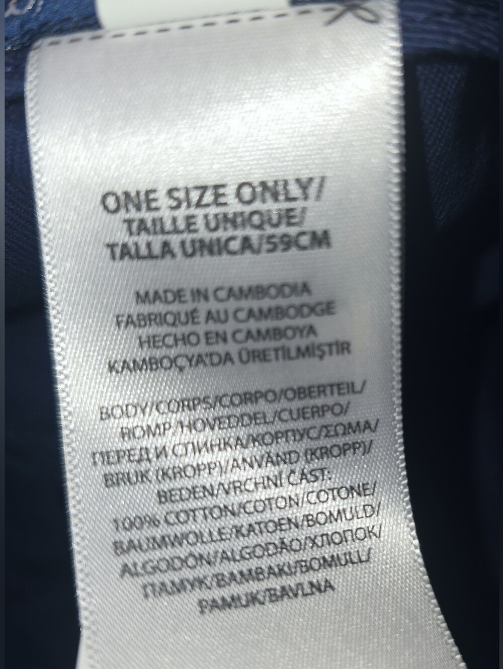 Polo Ralph Lauren Polo Bear Chino Sport Cap color 'Newport Navy',One Size - Picture 4 of 6